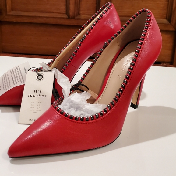 Zara Shoes - New!🗯Zara Woman Leather Heels